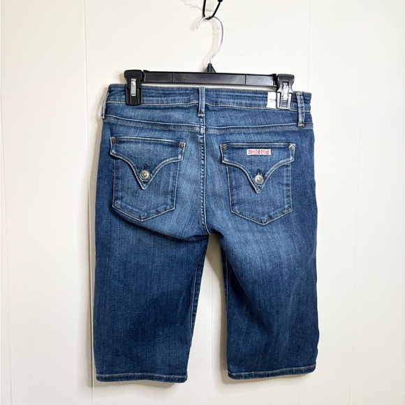 Hudson jeans viceroy knee shorts Bermuda dark wash size 28 - Picture 3 of 6